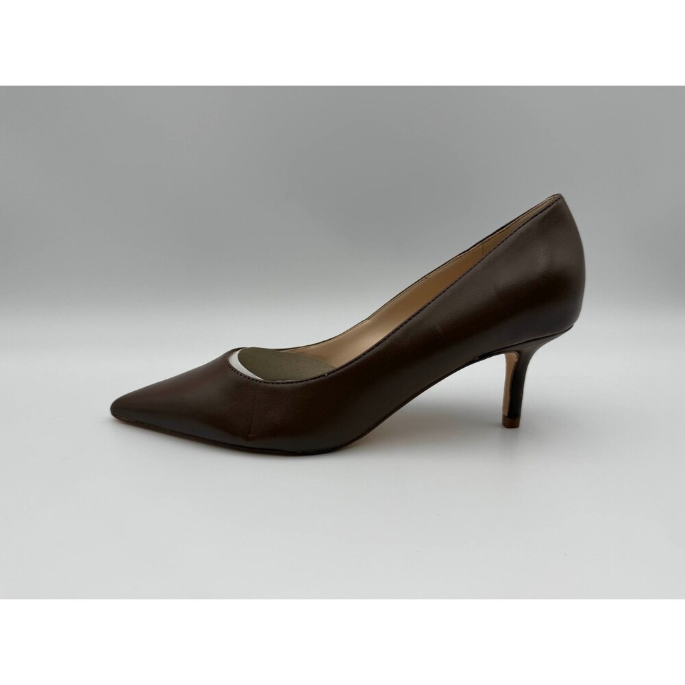Marc Fisher MFALOLA Brown Leather Pointed Toe Pumps Heels Size 8M